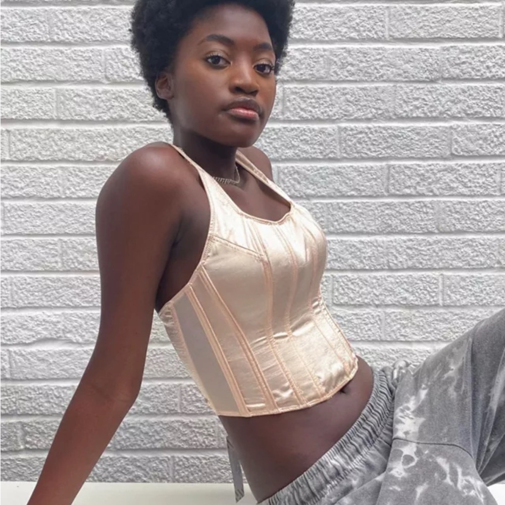Urban Outfitters Margot Scoop Corset Top